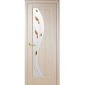 Дверь Новый Стиль "Эскада" ПВХ De Luxe (стекло с рисунком Р1) - Фото №1